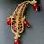 Gold plated kundan safa kalangi brooch for groom/men/dulha pagadi 