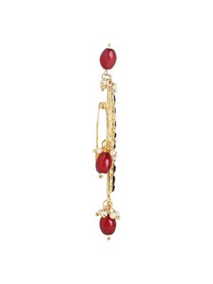 Gold plated kundan safa kalangi brooch for groom/men/dulha pagadi  3
