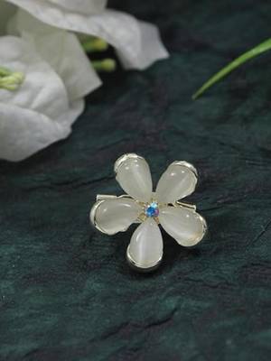 Gold plated stylish traditional brooch/lapel pin for women  1