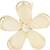 Gold plated stylish traditional brooch/lapel pin for women 