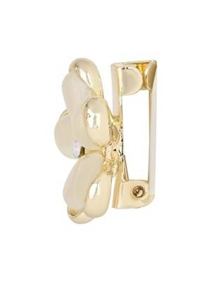 Gold plated stylish traditional brooch/lapel pin for women  4