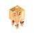 Hexagon design juda pin/hair brooch/jadai billa with stones and detailing for traditional looks for women 