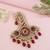 Gold plated traditional stone pearl drop safa kalangi brooch for groom/men/dulha pagadi 