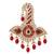 Gold plated traditional stone pearl drop safa kalangi brooch for groom/men/dulha pagadi 