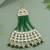 Gold plated mughal beautiful long pearl kundan jhumar passa/jhoomar maang tikka for women 