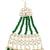 Gold plated mughal beautiful long pearl kundan jhumar passa/jhoomar maang tikka for women 