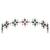 Silver plated traditional floral kundan & pearl sheeshphool matha patti sheeshpatti for women 