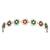 Gold plated traditional floral kundan & pearl sheeshphool matha patti sheeshpatti for women 