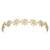 Gold plated traditional floral kundan & pearl sheeshphool matha patti sheeshpatti for women 