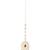 Gold plated traditional kundan & pearl maang tikka for women 