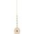 Gold plated traditional kundan & pearl maang tikka for women 