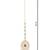 Gold plated traditional kundan & pearl maang tikka for women 
