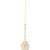 Gold plated traditional kundan & pearl maang tikka for women 