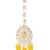 Gold plated traditional kundan & pearl maang tikka for women 