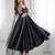 Black roman silk chanderi anarkali with fancy lace work, 4 mtr flair, stitched pant and net dupatta set