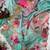 skyblue soft tabby silk blend printed with pearl handwork saree with unstitched blouse