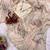 beige soft tabby silk blend printed with beads work saree with unstitched blouse