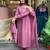 Aaysa women pure cotton embroidered lilac kurta with pant and dupatta