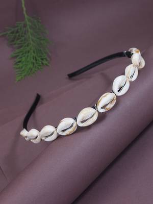 Boho style cowrie shell hairbands head piece hair accessories for women 1