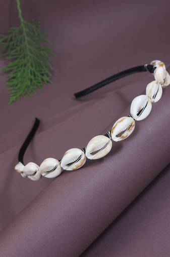Boho style cowrie shell hairbands head piece hair accessories for women