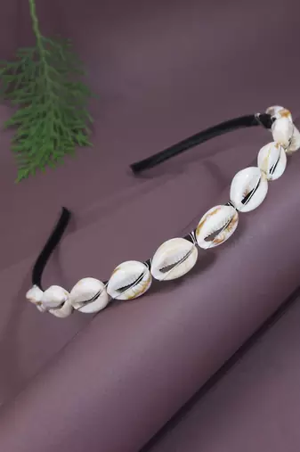 Boho style cowrie shell hairbands head piece hair accessories for women