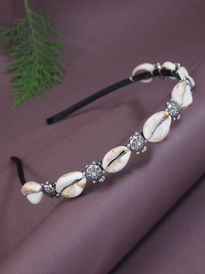 Women's ethnic boho style shell hairbands head piece hair accessories 1