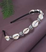 Women's ethnic boho style shell hairbands head piece hair accessories