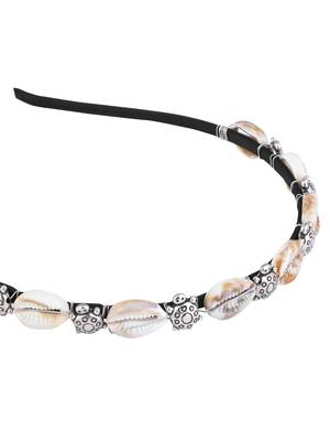 Women's ethnic boho style shell hairbands head piece hair accessories 3