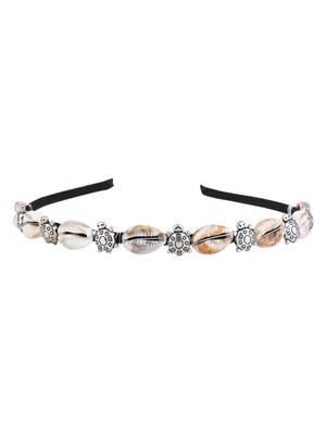 Women's ethnic boho style shell hairbands head piece hair accessories 4