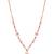 Gold plated cubic zirconia american diamond necklace & earrings jewellery set for women