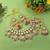 Regal purple color kundan necklace set for wedding celebrations