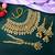 Handcrafted white color kundan necklace set with classic detailing