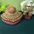 Bridal maroon & green color kundan necklace set for special events