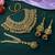Bridal maroon & green color kundan necklace set for special events
