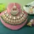 Radiant green color kundan necklace set with antique finishing