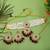 Eye-catching magenta color choker kundan necklace set for events