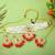 Vibrant red color choker kundan necklace set with classic embellishment