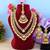 Luxury gold color kundan necklace set with bold stone decorations