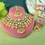 Traditional gold color kundan necklace set for wedding celebrations