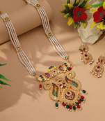 Multi color rajputi jewellery rani haar
