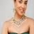 Gold plated kundan necklace set