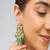 Gold plated kundan multicolor stone necklace set