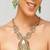 Gold plated kundan multicolor stone necklace set