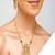 Gold plated kundan necklace set