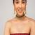Gold plated kundan green stone choker necklace set