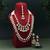 White color kundan necklace set