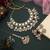 White color kundan necklace set