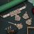 White color choker kundan necklace set