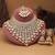 White color kundan necklace set