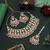 Yellow color kundan necklace set